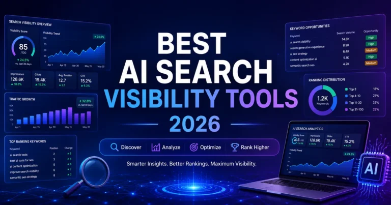 Best AI Search Visibility Tools 2026