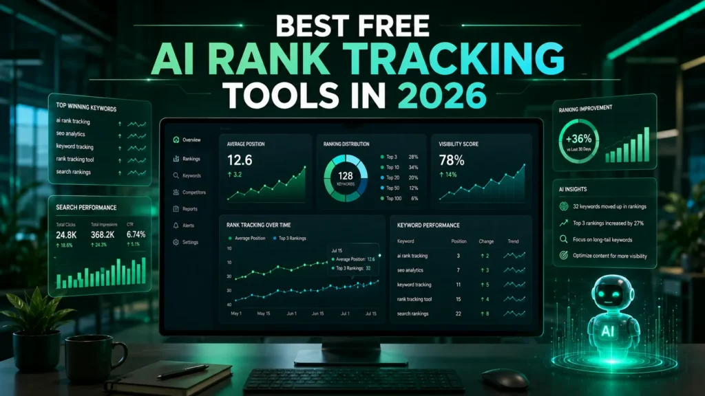 Best free AI rank tracking tools for SEO and keyword monitoring in 2026