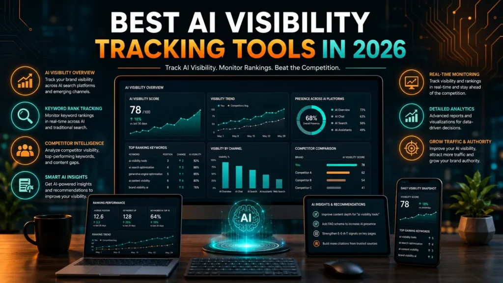 Top AI visibility tracking tools for monitoring search engine performance