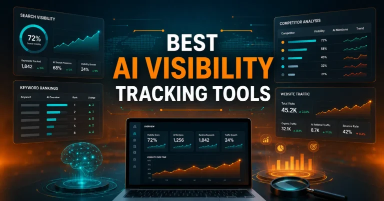 Best AI visibility tracking tools for monitoring search rankings and SEO performance